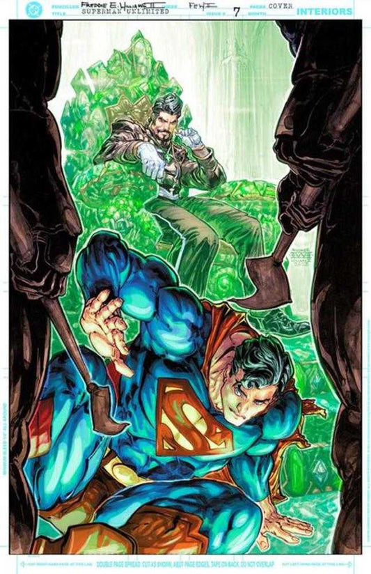Superman Unlimited #7 Cover D Freddie E Williams II Card Stock Variant