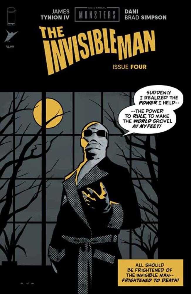 Universal Monsters The Invisible Man #4 (Of 4) Cover C David Aja Pulp 1:10 Variant