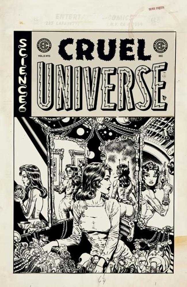 EC Cruel Universe 2 #5 Cover D Liam Sharp Black & White Artist Edition 1:20 Variant