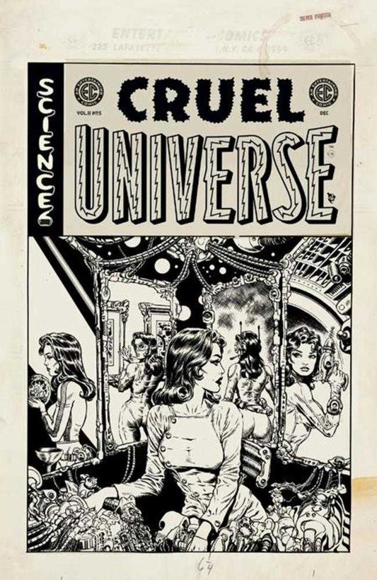 EC Cruel Universe 2 #5 Cover D Liam Sharp Black & White Artist Edition 1:20 Variant