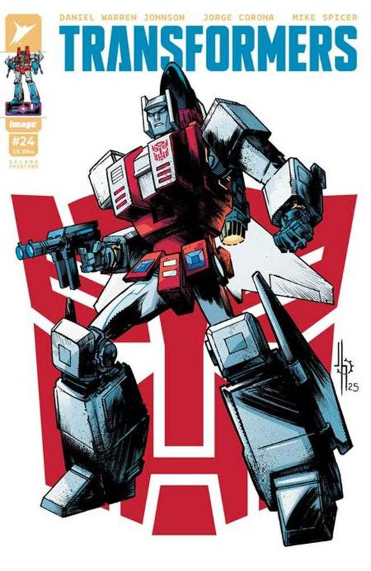 Transformers #24 (2nd Print) Cover B Jason Howard Autobot Variant