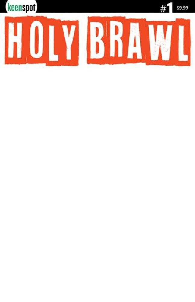 Holy Brawl #1 Cover B Blank Sketch White Cover Variant