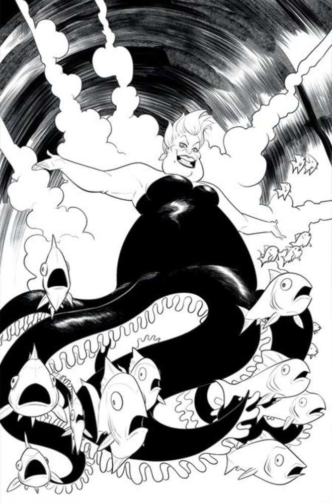 Disney Villains: Ursula (2026) #1 Cover L Robert Quinn Line Art 1:15 Virgin Variant