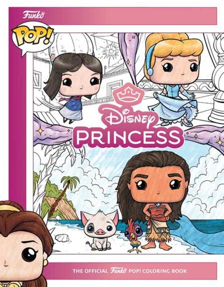 Disney Princess The Official Funko Pop Coloring Book HC