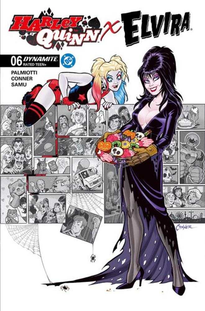 Harley Quinn X Elvira #6 Cover H Amanda Conner 1:10 Cookies Variant