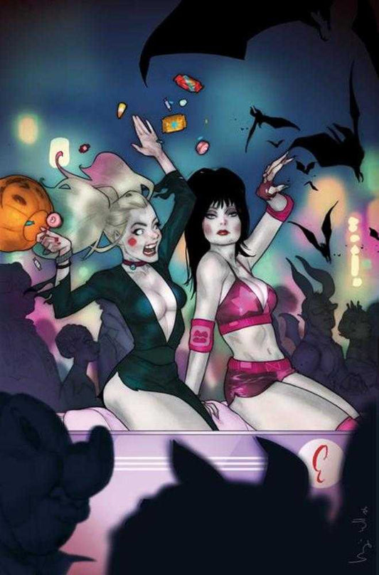 Harley Quinn X Elvira #6 Cover I Ben Caldwell 1:10 Virgin Variant