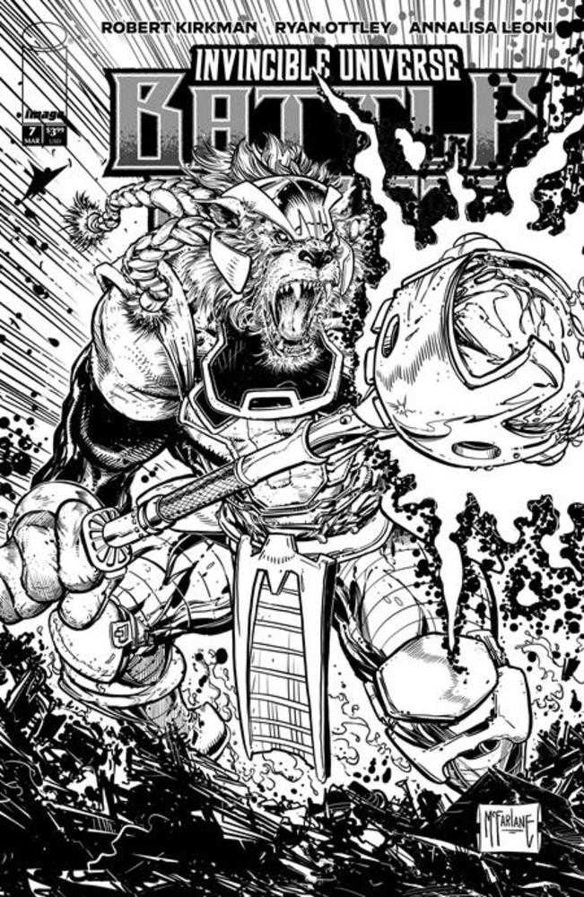 Invincible Universe Battle Beast #7 Cover F Todd McFarlane 1:75 Variant