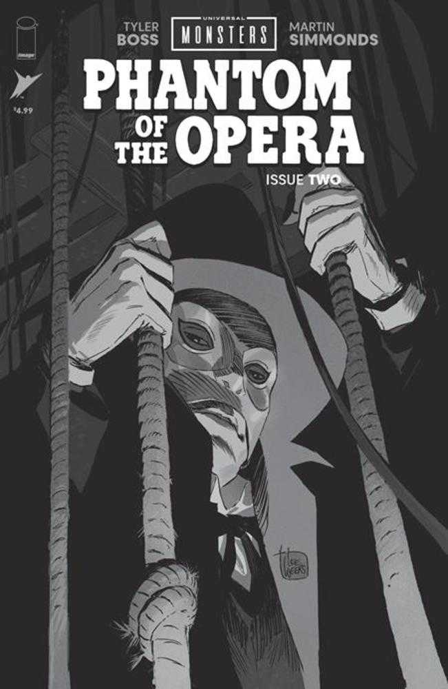 Universal Monsters Phantom Of The Opera #2 (Of 4) Cover D Lee Weeks 1:25 B&W Classic Horror Variant Variant