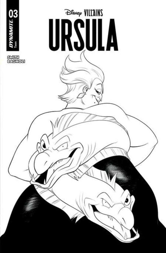 Disney Villains Ursula #3 Cover G Robert Quinn 1:10 Line Art Variant