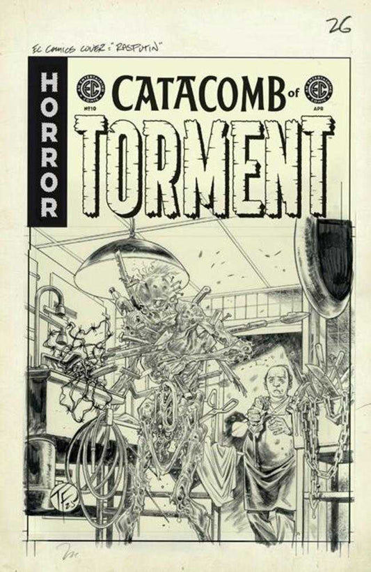 EC Catacomb Of Torment #10 Cover D Tom Fowler Black & White Artist Edition 1:20 Variant