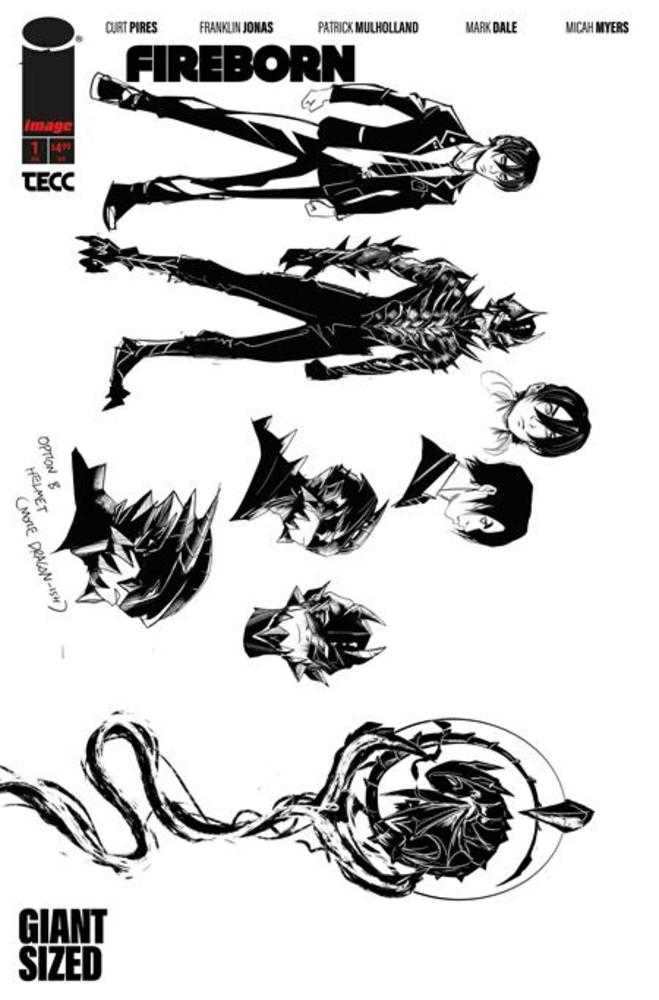 Fireborn #1 Cover F Patrick Mulholland 1:15 Design Variant