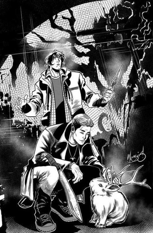 Supernatural #5 Cover L Eder Messias Line Art 1:5 Virgin Variant
