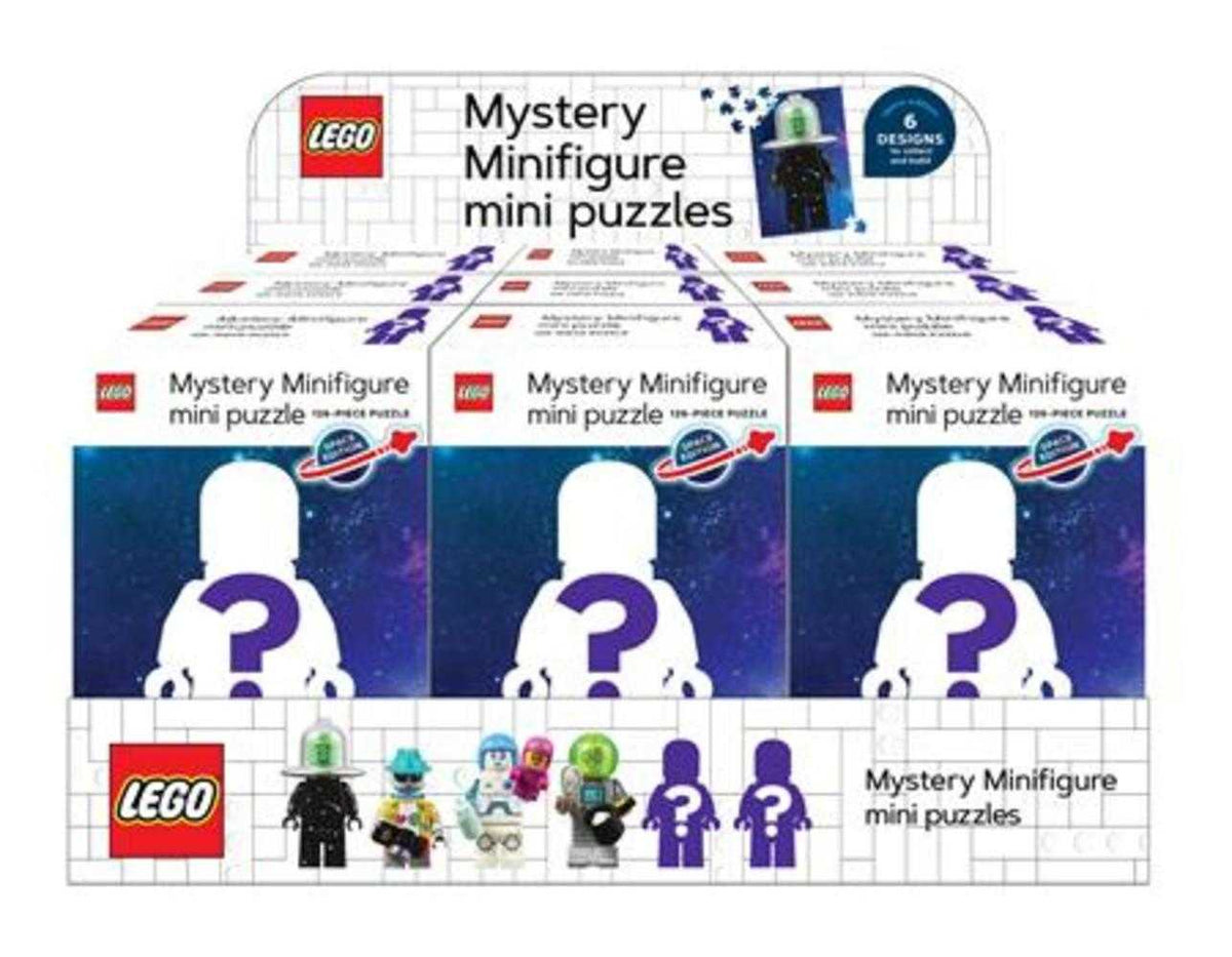 Lego Mystery Minifigure Puzzles (Space Edition) 12 Box Display