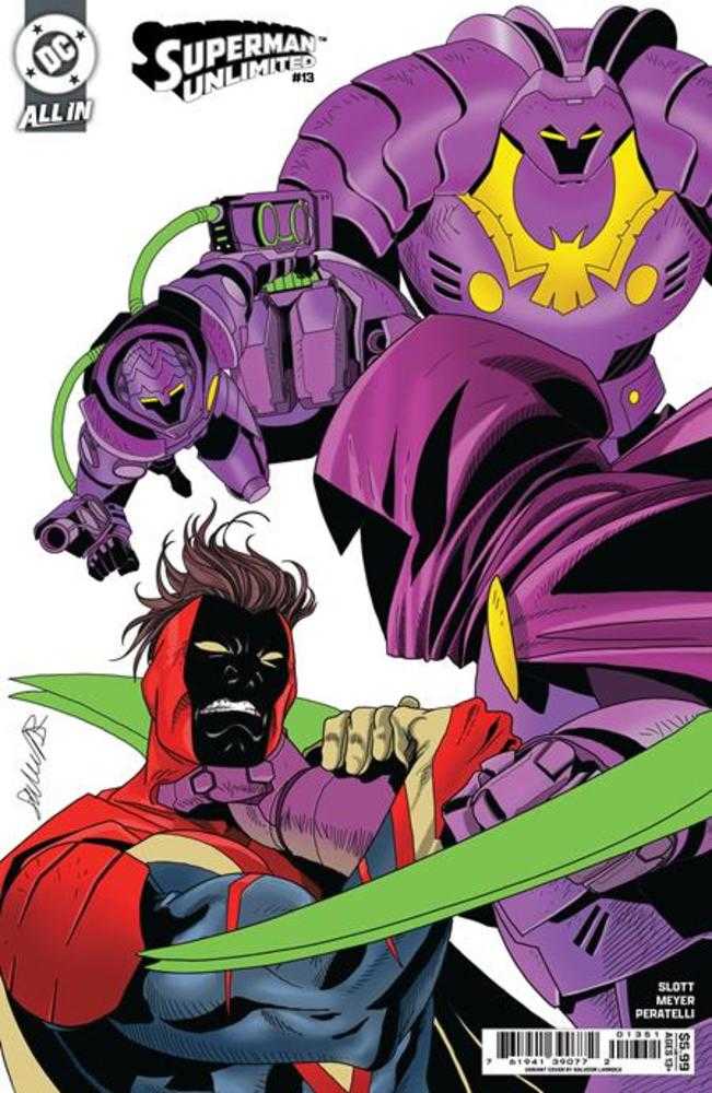 Superman Unlimited #13 Cover D Salvador Larroca Card Stock Variant (The Reign Of The Superboys)
