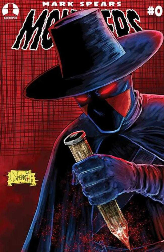 Mark Spears Monsters #0 Deluxe Edition (One Shot) Cover F Mark Spears 1 in 50 Holofoil Slay It Sketch Variant