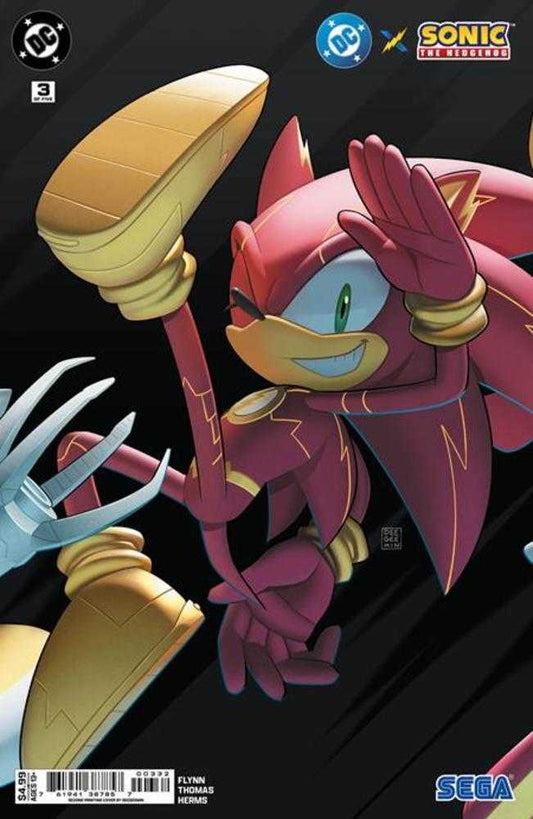 DC X Sonic The Hedgehog #3 (Of 5) (2nd Print) Deegeemin Connecting
