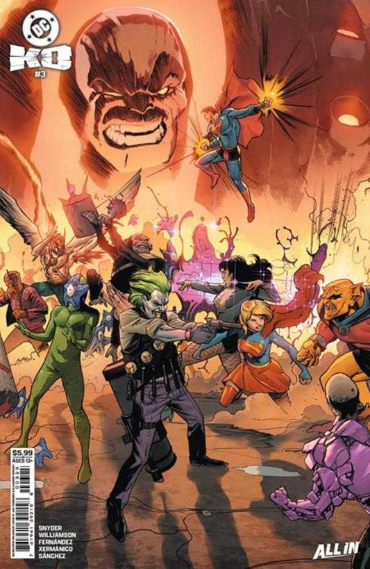 DC K.O. #3 (Of 5) (2nd Print) Cover B Javier Fernandez Connecting Card Stock Variant