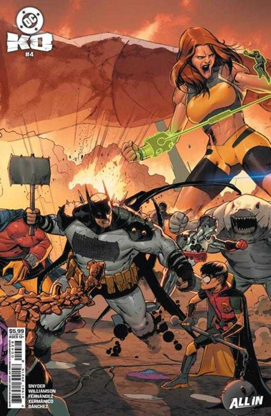 DC K.O. #4 (Of 5) (2nd Print) Cover B Javier Fernandez Connecting Card Stock Variant