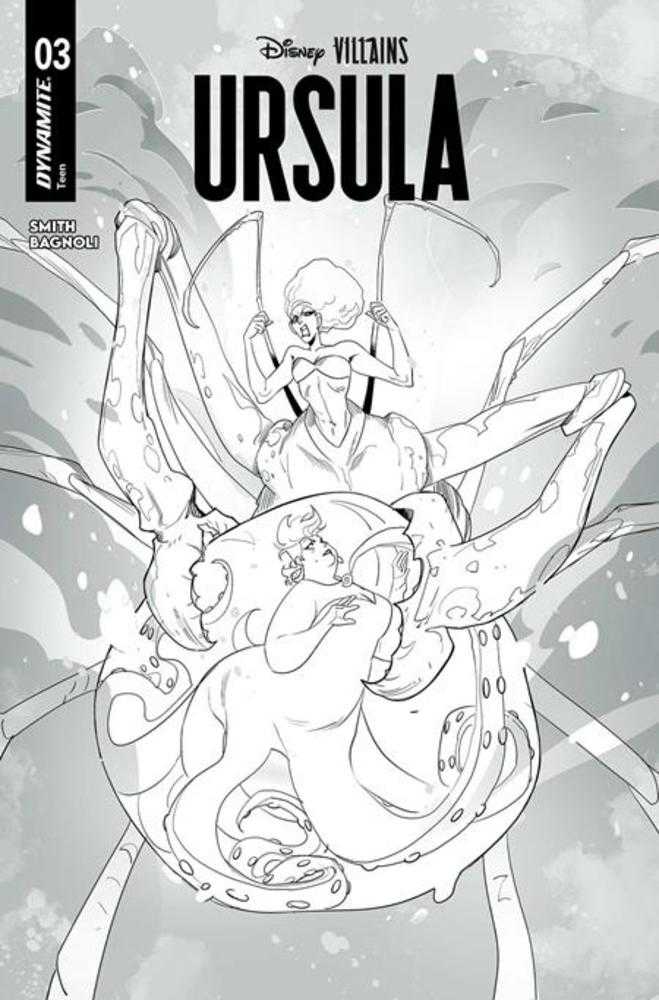 Disney Villains Ursula #3 Cover M Foc Bonus Mirka Andolfo Line Art