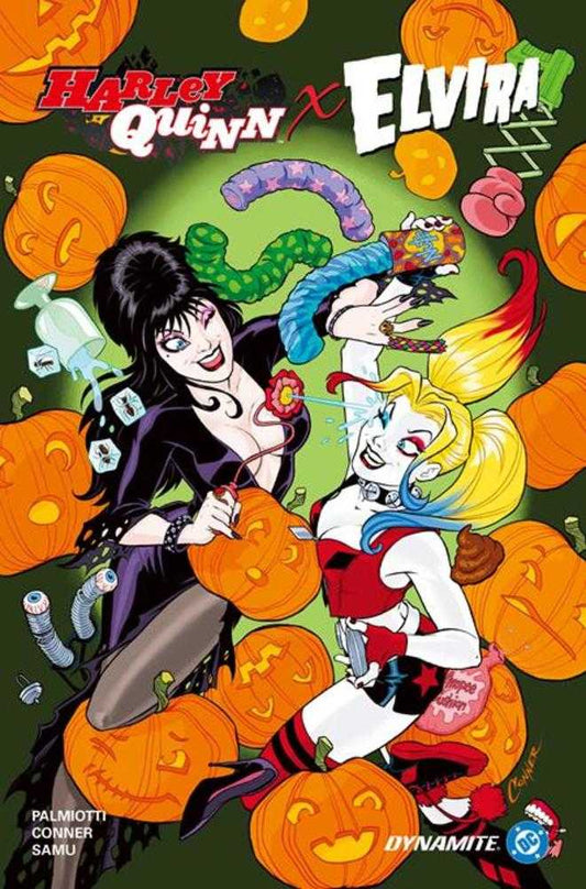 Harley Quinn X Elvira HC