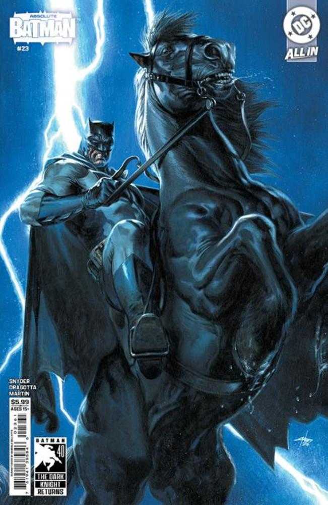 Absolute Batman #23 Cover E Gabriele Dell Otto Dark Knight Returns 40th Anniversary Card Stock Variant
