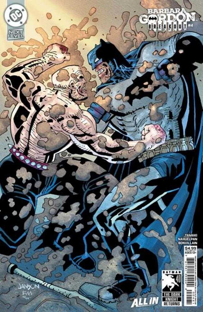 Barbara Gordon Breakout #4 Cover F Klaus Janson & Frank Miller Dark Knight Returns 40th Anniversary Card Stock Variant