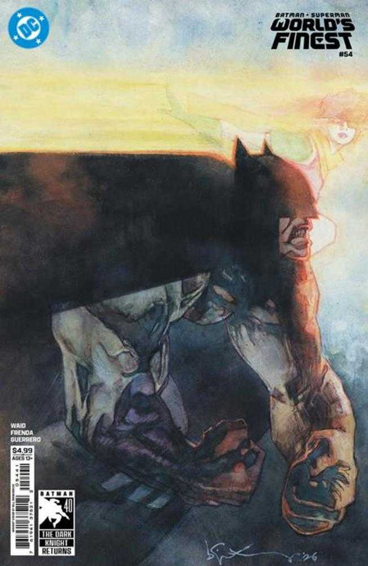 Batman Superman Worlds Finest #54 Cover D Bill Sienkiewicz Dark Knight Returns 40th Anniversary Card Stock Variant