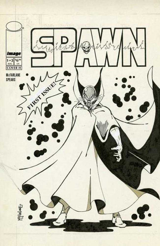Spawn 77 #1 (Of 3) Cover H Todd McFarlane Original 1977 1:100 Variant