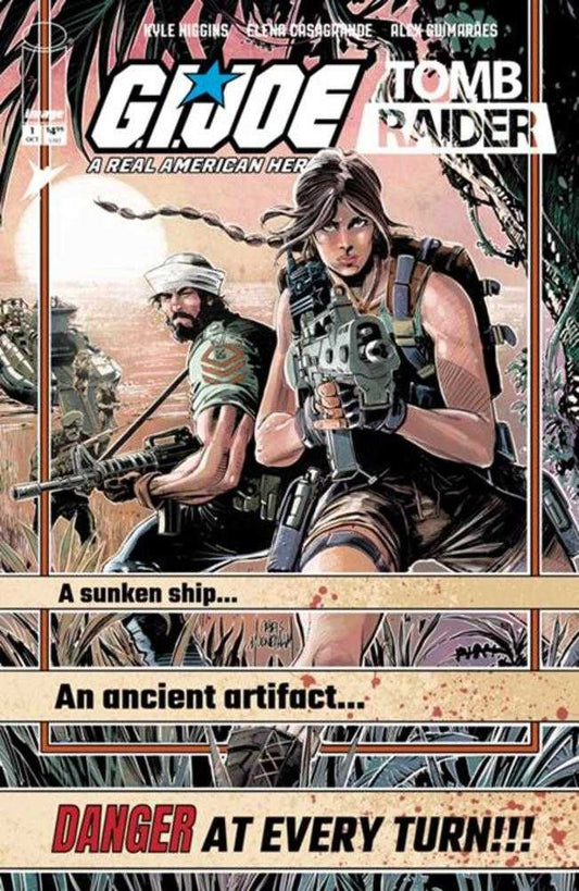 G.I. Joe A Real American Hero Tomb Raider #1 (Of 5) Cover D Chris Mooneyham Vintage Joe 1:25 Variant