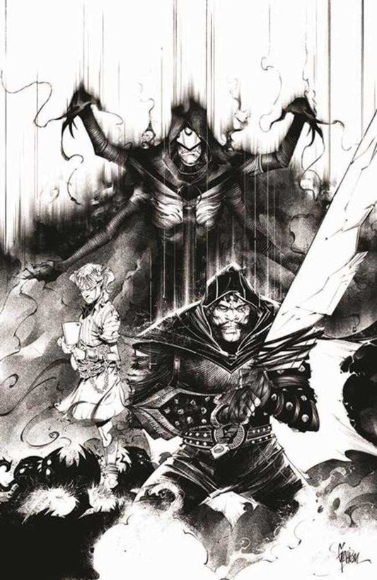 Spawn The Curse Of Sherlee Johnson #8 Cover C Jonathan Glapion Black & White Full Art Variant