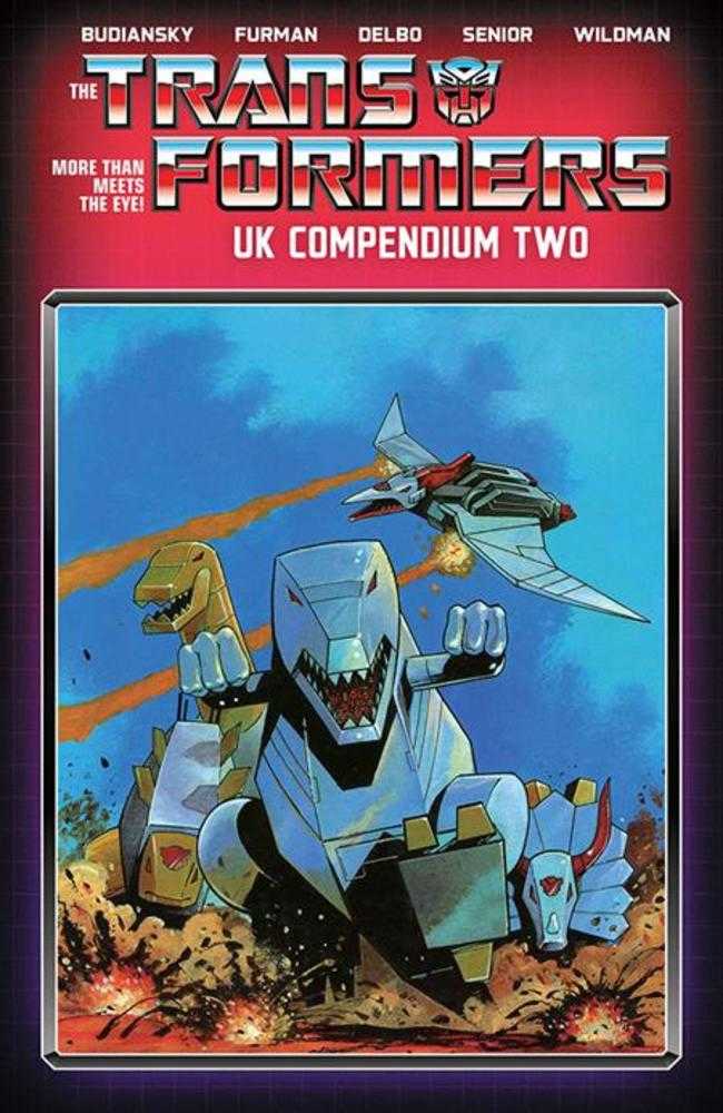 Transformers UK Compendium Book 02 TPB Direct Market Exclusive Jeff Anderson Cover