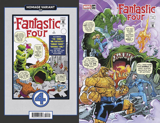 Cover B Variant Andrei Bressan Fantastic Four Homage Cover (One World Under Doom Prelude)