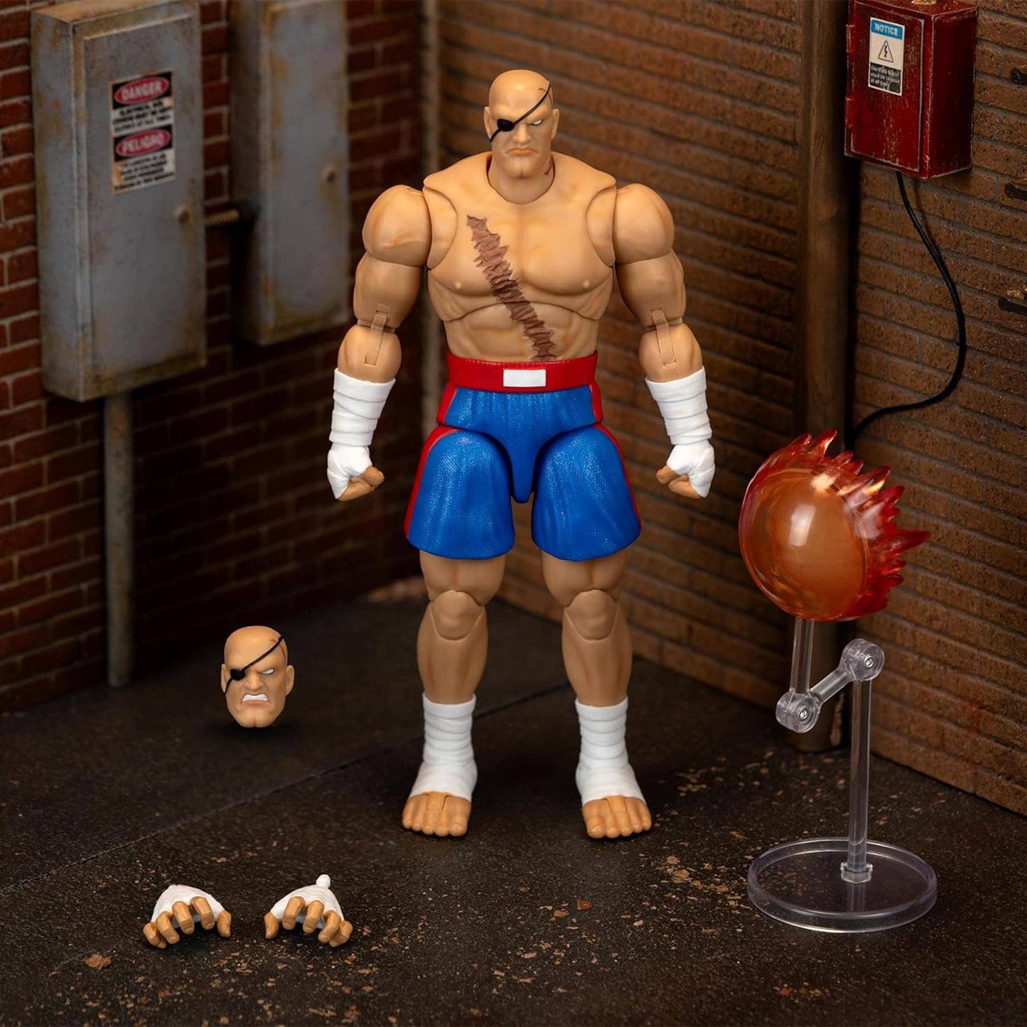 Street Fighter II Sagat 1:12 Scale Action Figure