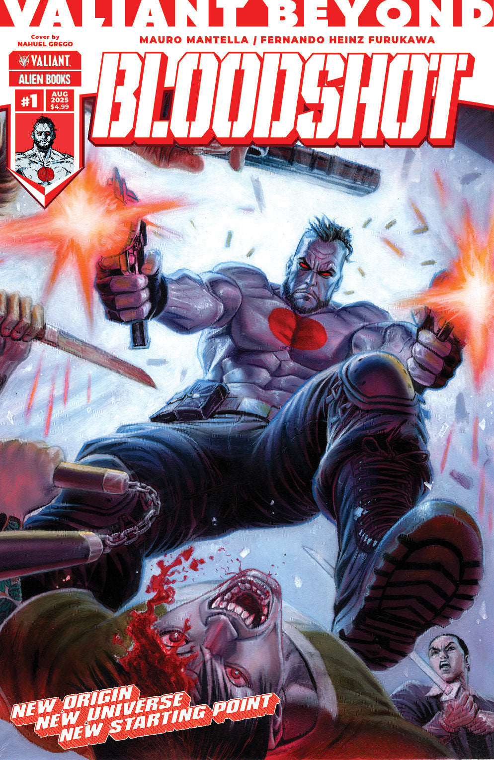 Valiant Beyond: Bloodshot #1 Variant B (Grego Wraparound Variant)