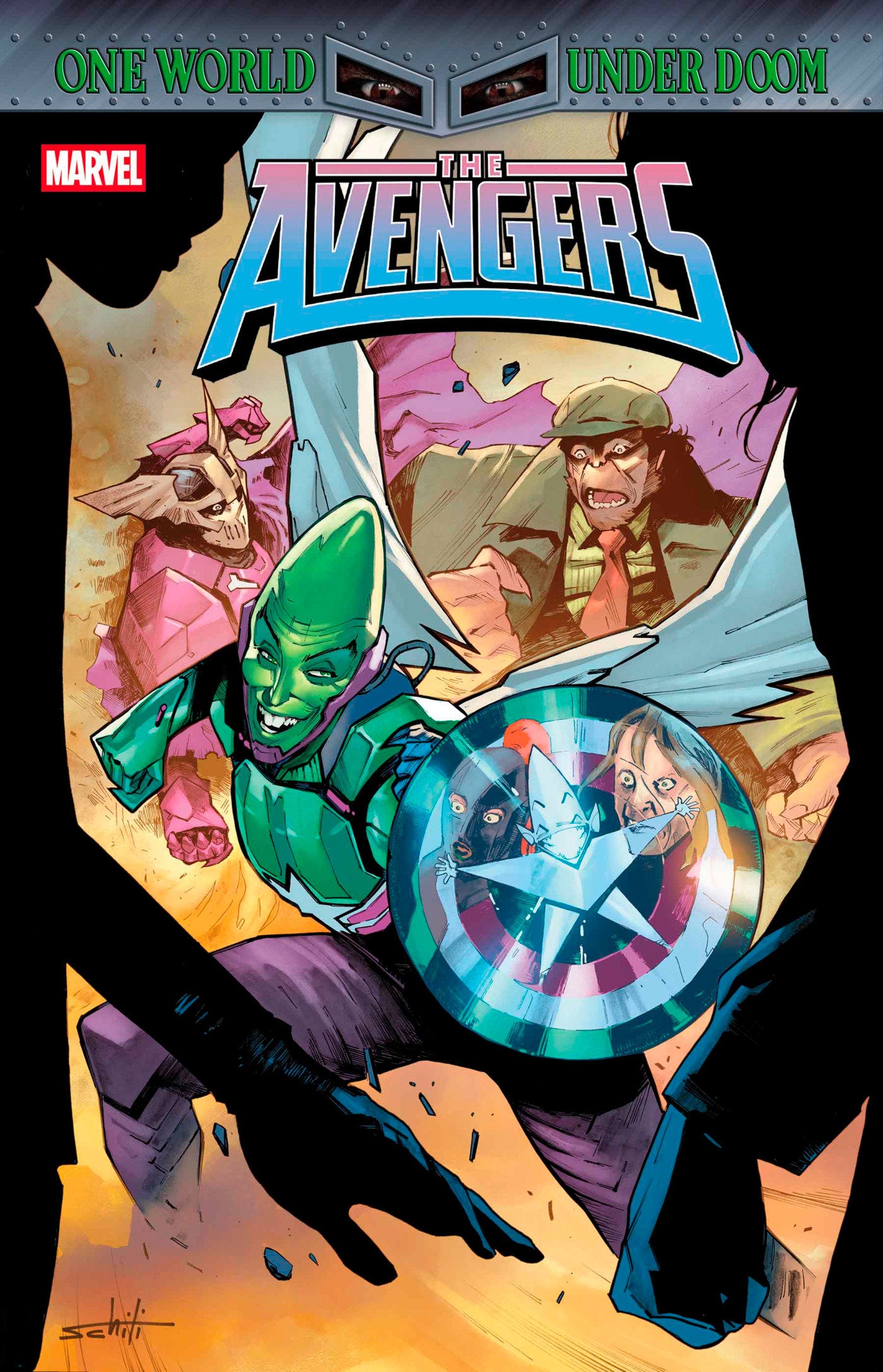 Avengers (2023) #26 Valerio Schiti Impossible Man Pop-Up Variant