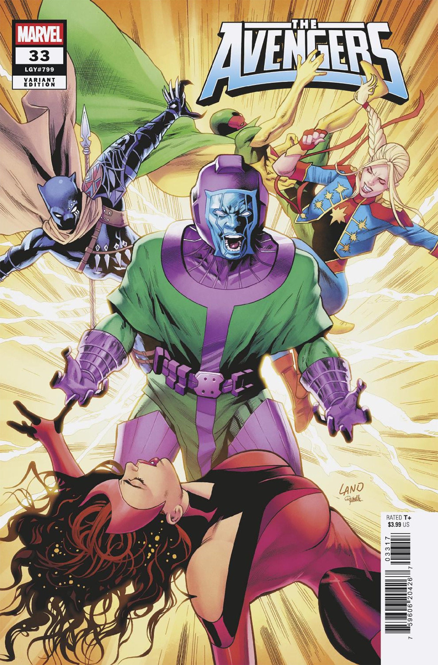 Avengers #33 Greg Land 1:25 Variant