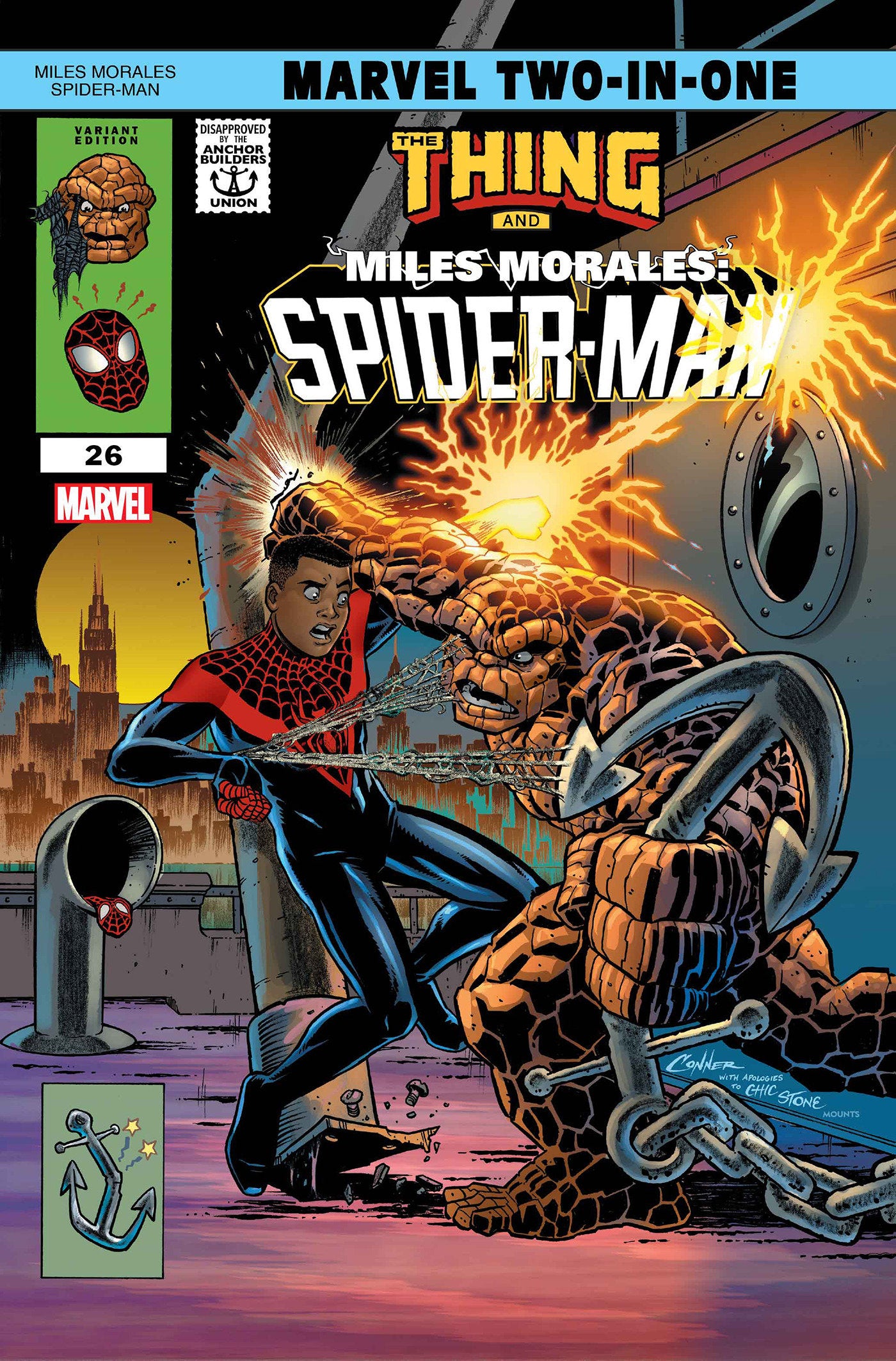 Miles Morales: Spider-Man (2022) #26 Amanda Conner Marvel Two-In-One Variant