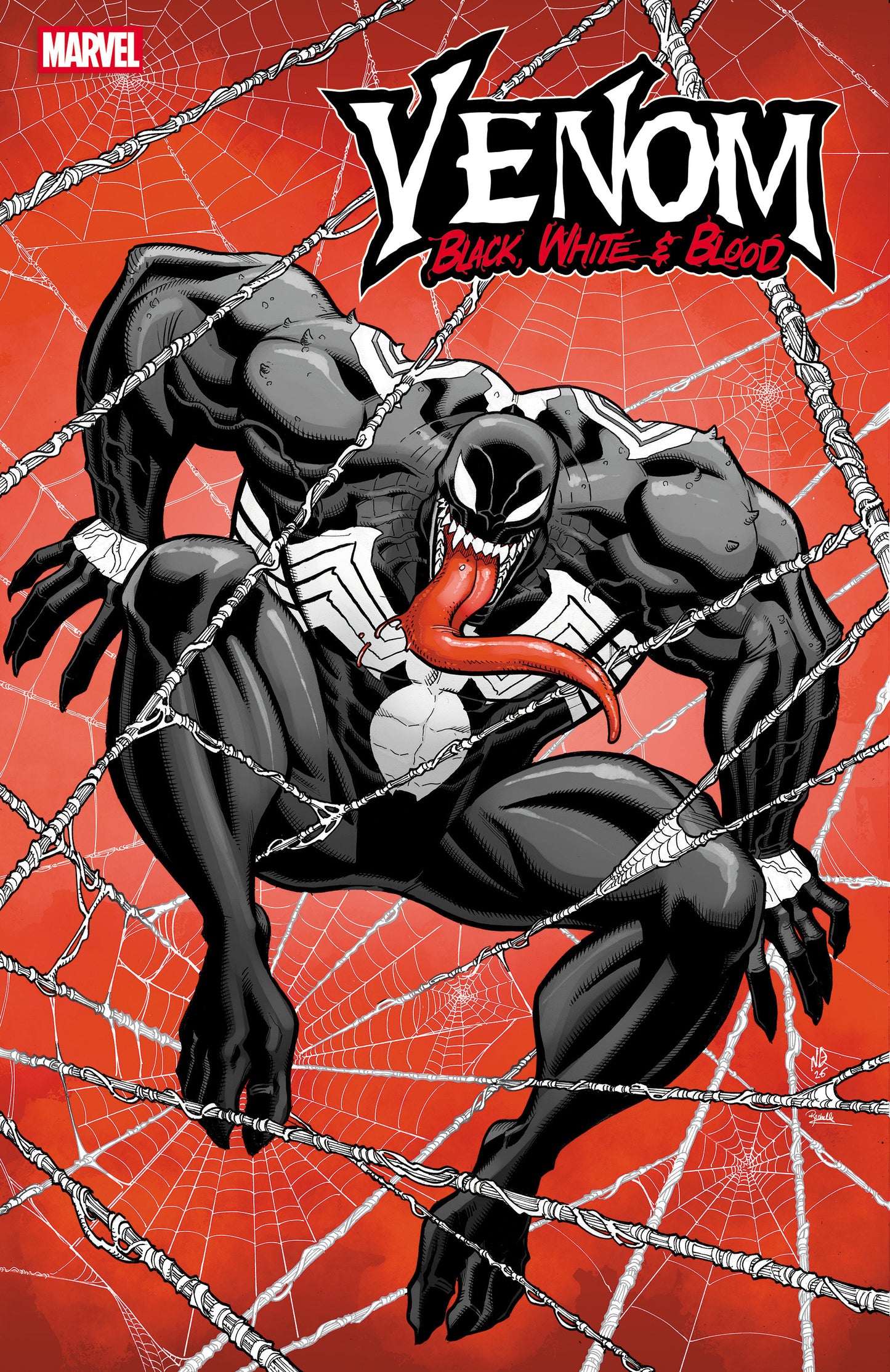 Venom: Black, White & Blood #3 Nick Bradshaw 1:25 Variant