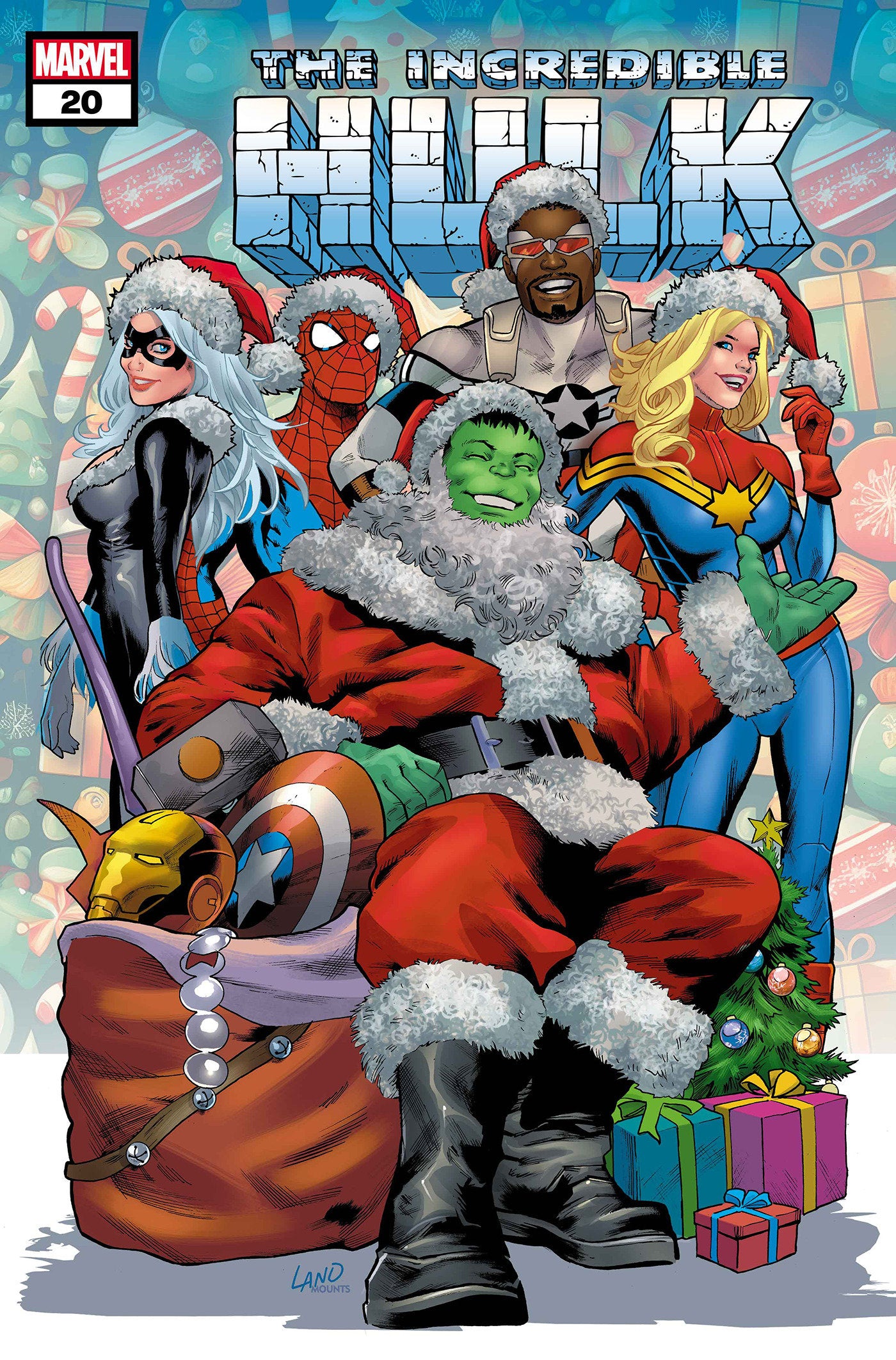 Incredible Hulk (2023) #20 Greg Land Winter Holiday Variant