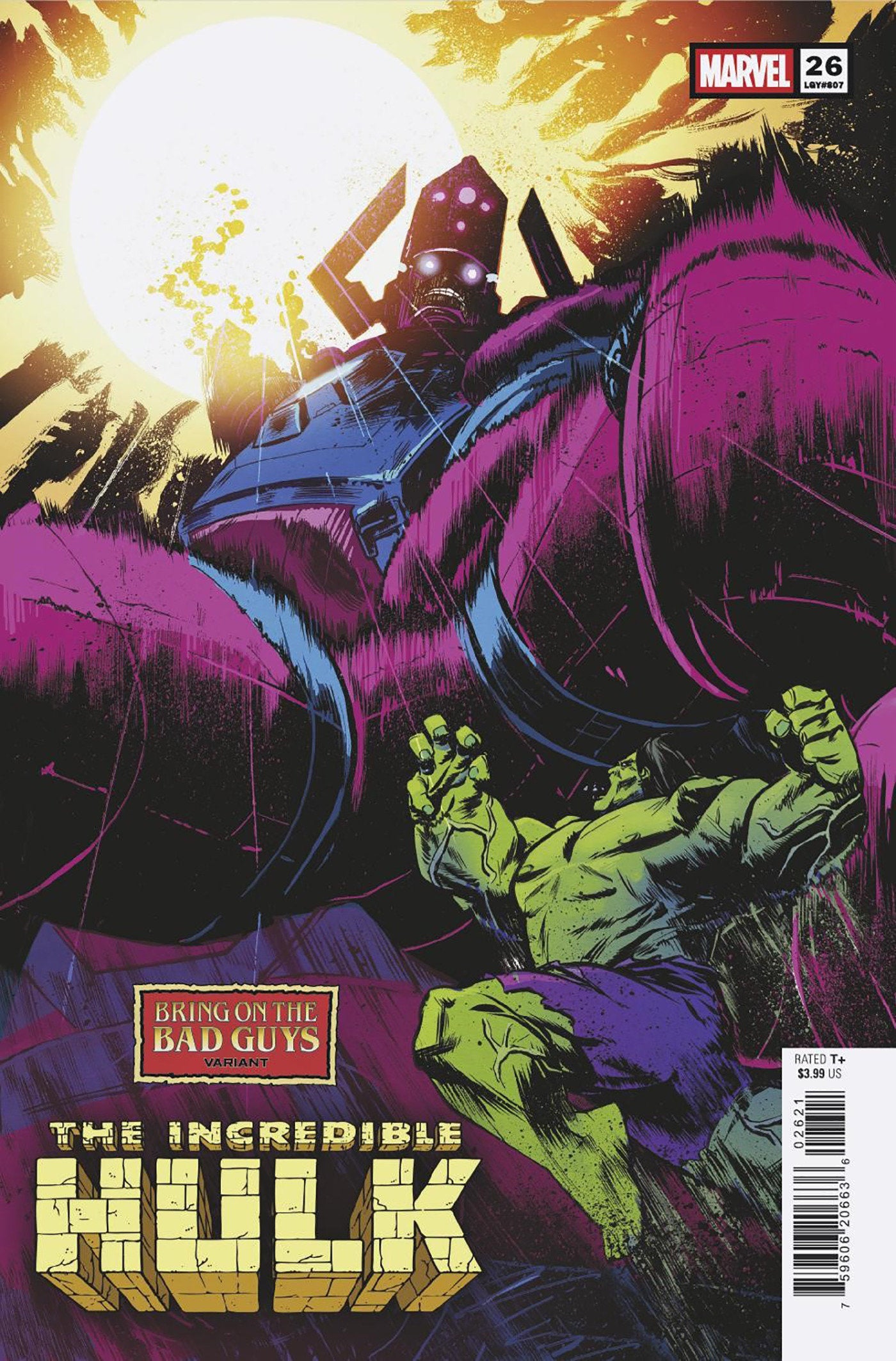 Incredible Hulk (2023) #26 Sanford Greene Bring On The Bad Guys Variant