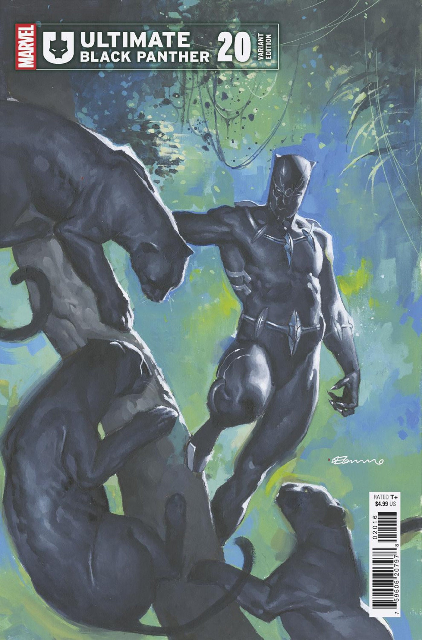 Ultimate Black Panther #20 Fabrizio De Tommaso 1:25 Variant