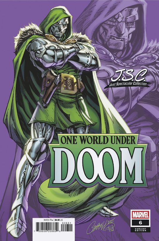 One World Under Doom (2025) #6 (of 9) J. Scott Campbell Just Spectacular Collection Variant