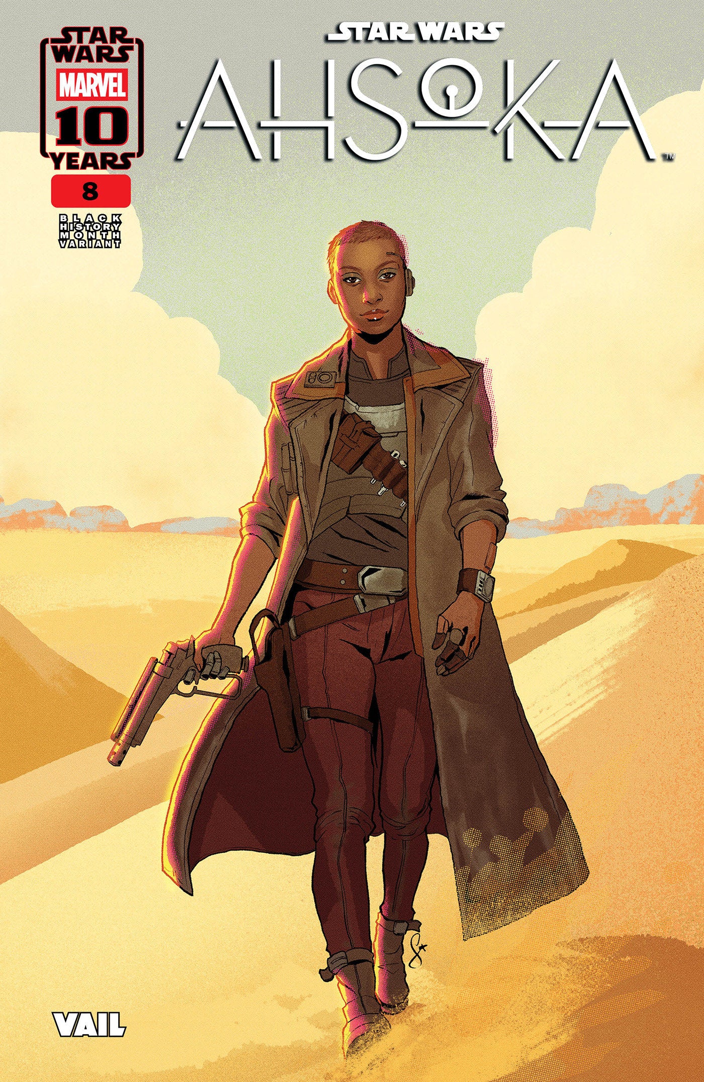 Star Wars: Ahsoka (2024) #8 Ernanda Souza Black History Month Variant