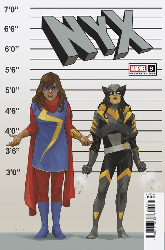 NYX (2024) # 9 Phil Noto Connecting X-Manhunt Variant