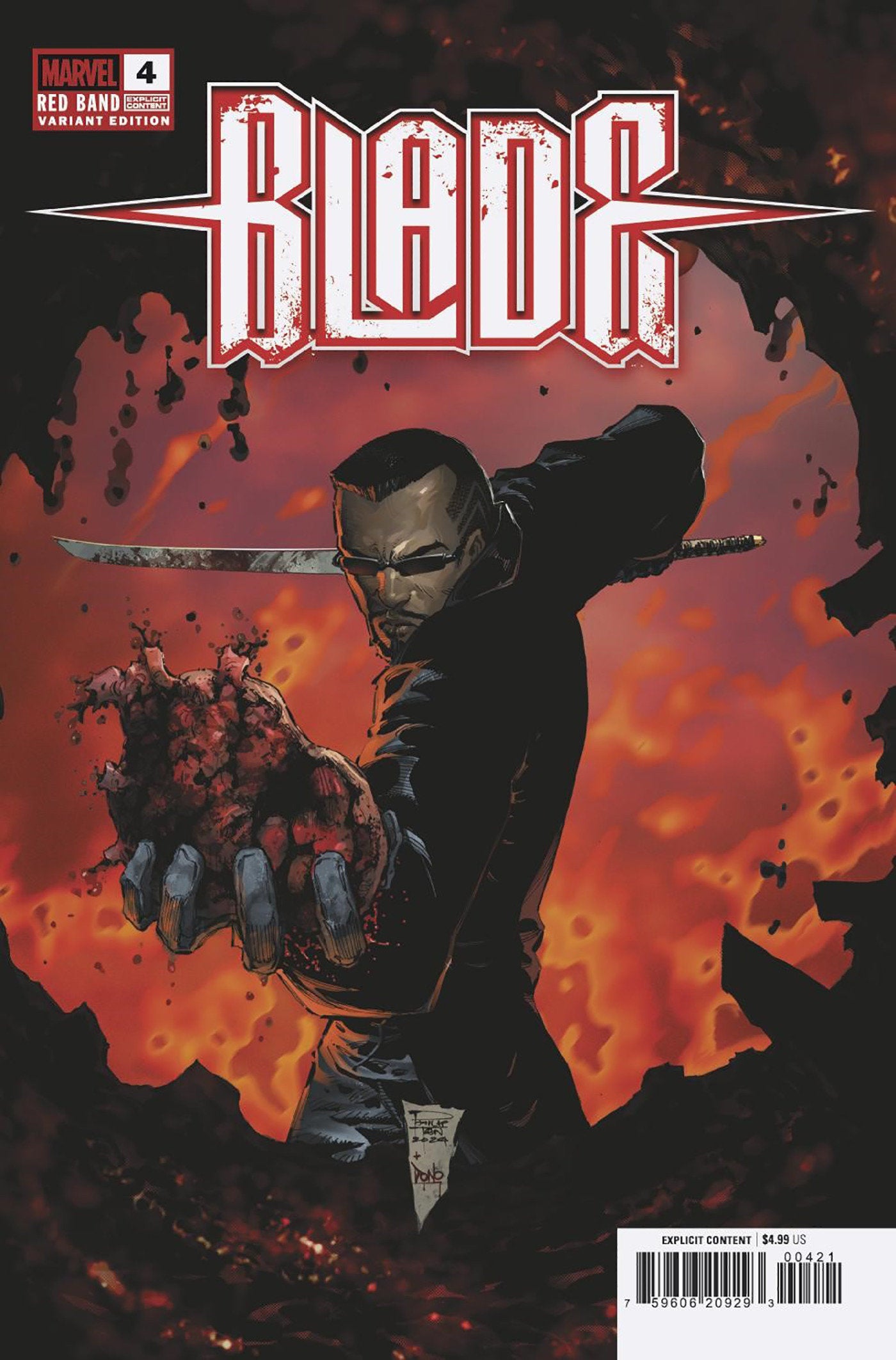 Blade: Red Band (2024) #4 (of 5) Philip Tan Variant [Polybagged]