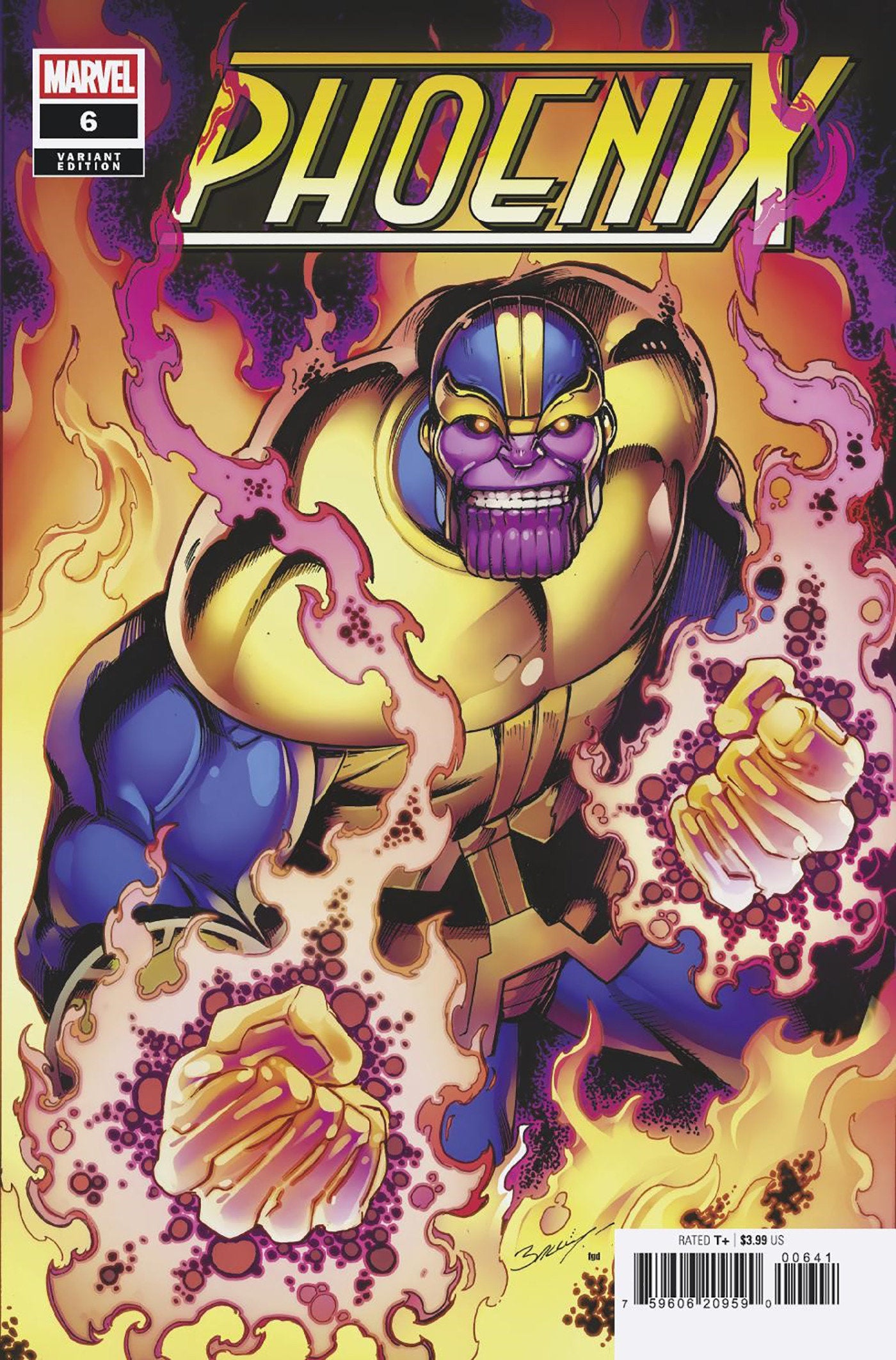 Phoenix (2024) # 6 Mark Bagley Thanos Variant