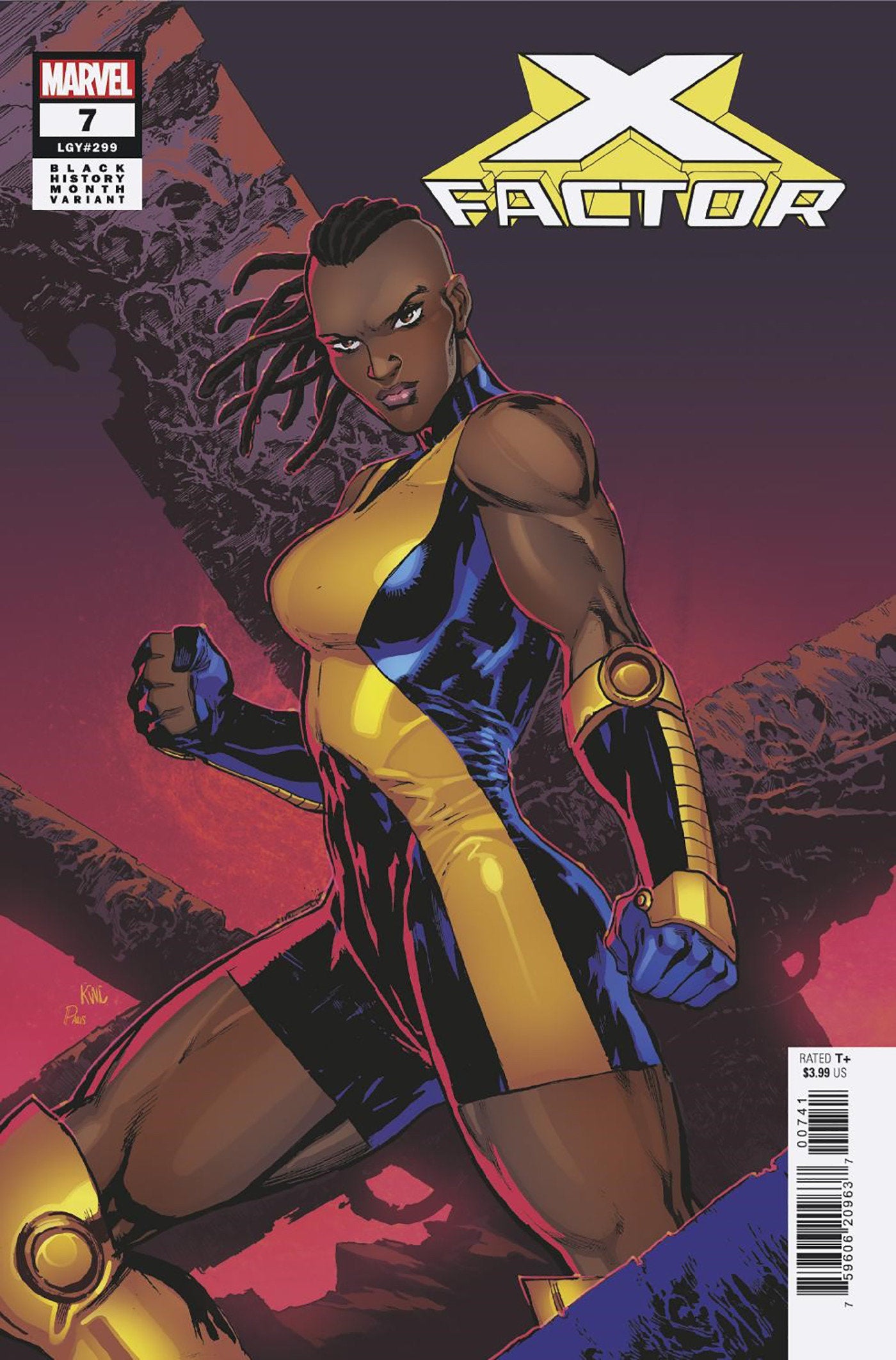 X-Factor (2024) # 7 Ken Lashley Black History Month Variant