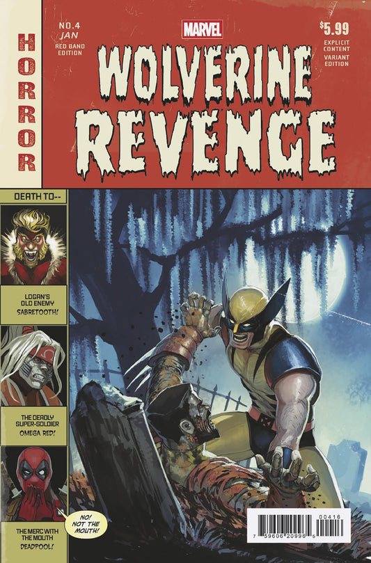 Wolverine: Revenge (2024) #4 (of 5) Red Band 1:25 Copy Variant Edition (Polybag)