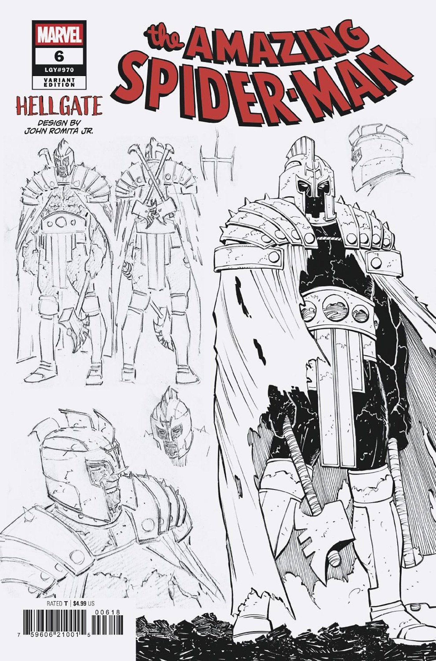 Amazing Spider-Man (2025) # 6 John Romita Jr 1:10 Design Variant