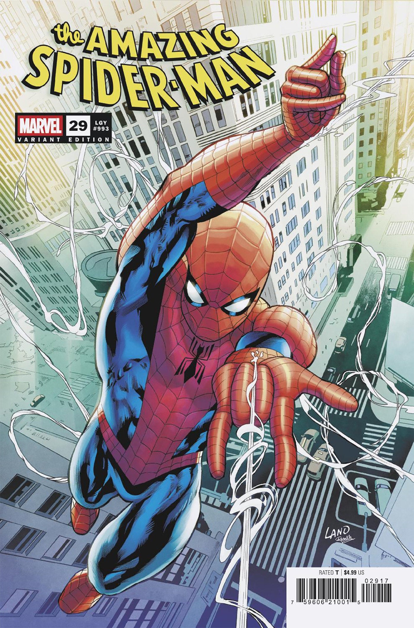 Amazing Spider-Man (2025) #29 Greg Land 1:25 Variant
